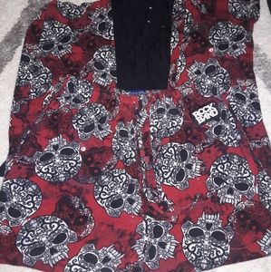 **DONATED**💀💀Rock Band, SKULL Joggers, S💀💀